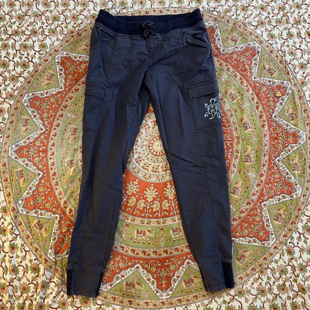 Phish Lizard / Grateful Dead Terrapin North Face Pants (Women’s 8 - Ash Blue)
